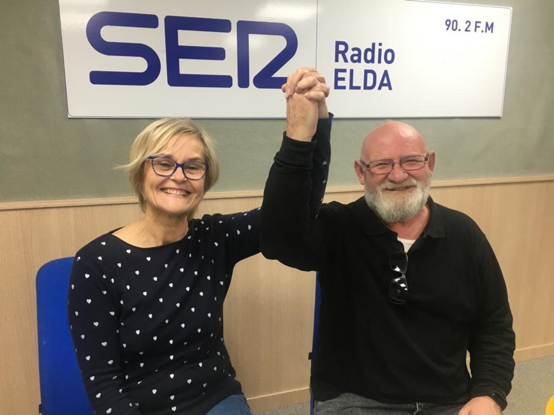 Ana Rumbo y José Flores en Radio Elda Cadena SER Ana Rumbo y José Flores en Radio Elda Cadena SER