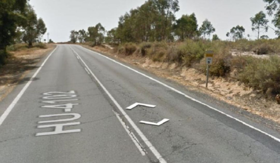 Carretera donde ha ocurrido el accidente. Carretera donde ha ocurrido el accidente.