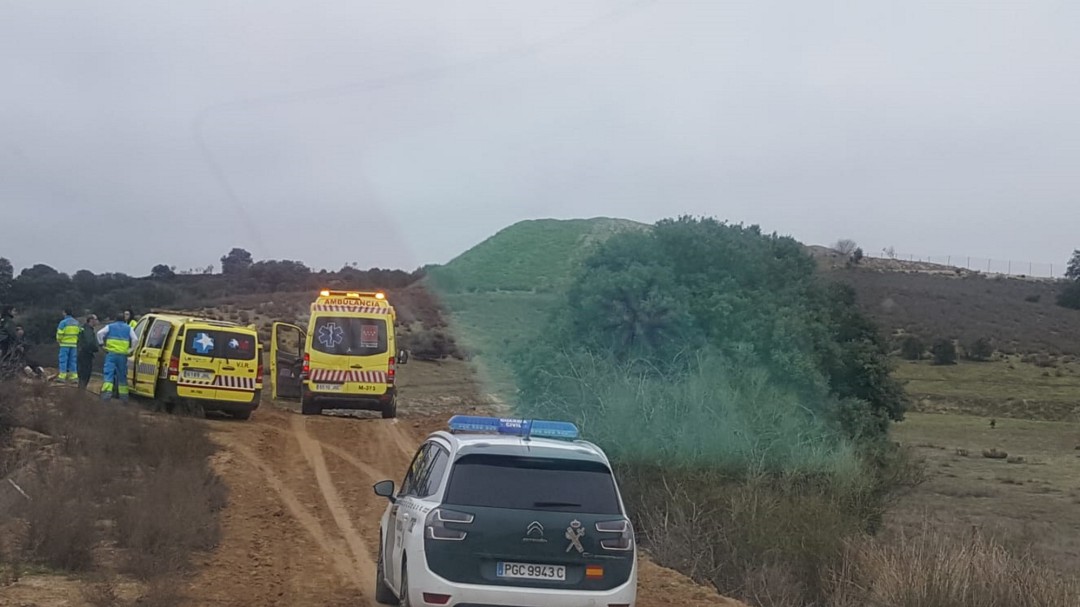 Muere un hombre atropellado cuando presenciaba una prueba de motocross en Sevilla la Nueva