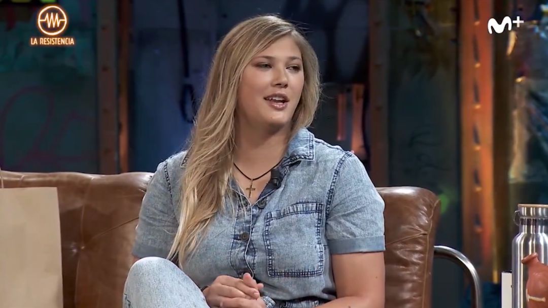 Alexandra Rinder durante la entrevista en La Resistencia. Alexandra Rinder durante la entrevista en La Resistencia.