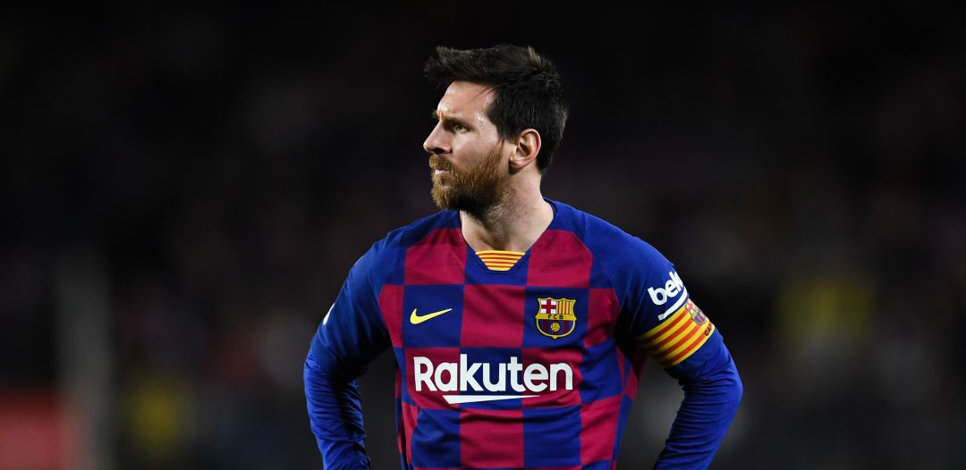 Lionel Messi, durante un partido con el Fútbol Club Barcelona Lionel Messi, durante un partido con el Fútbol Club Barcelona