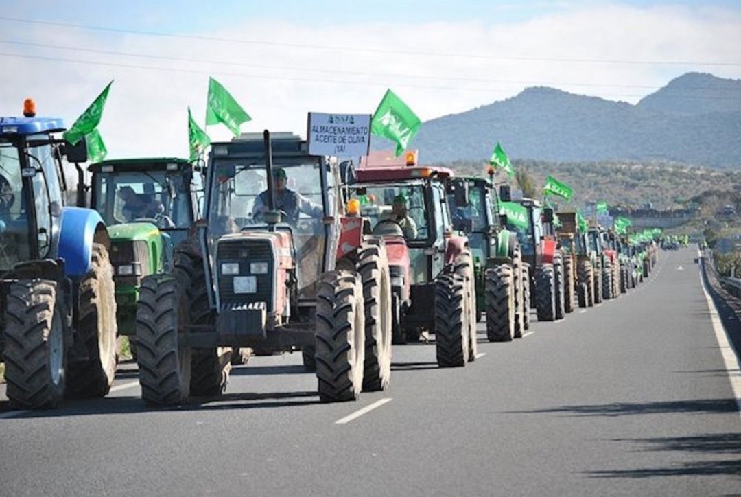 Manifestación de agricultores. Manifestación de agricultores.