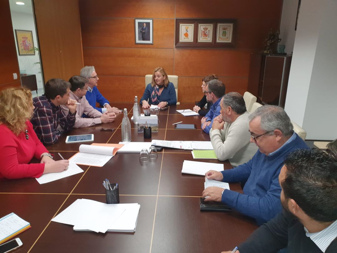 Reunión tras el temporal Gloria. Reunión tras el temporal Gloria.