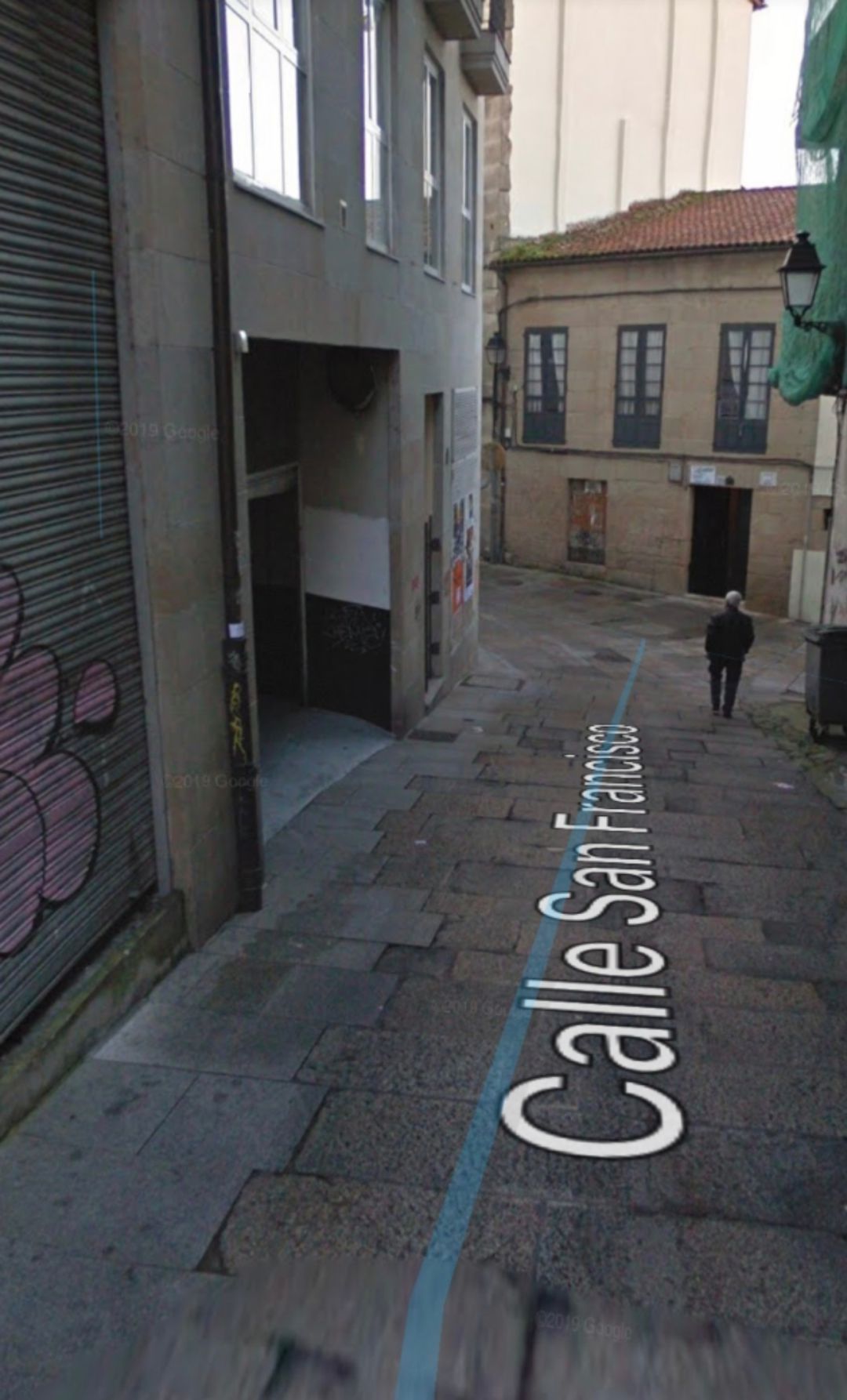 Imagen de google maps de la calle y el portal Imagen de google maps de la calle y el portal