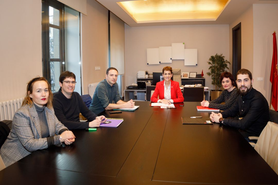 María Chivite apunta que las demandas de ELA y LAB no son competencia de Navarra María Chivite apunta que las demandas de ELA y LAB no son competencia de Navarra