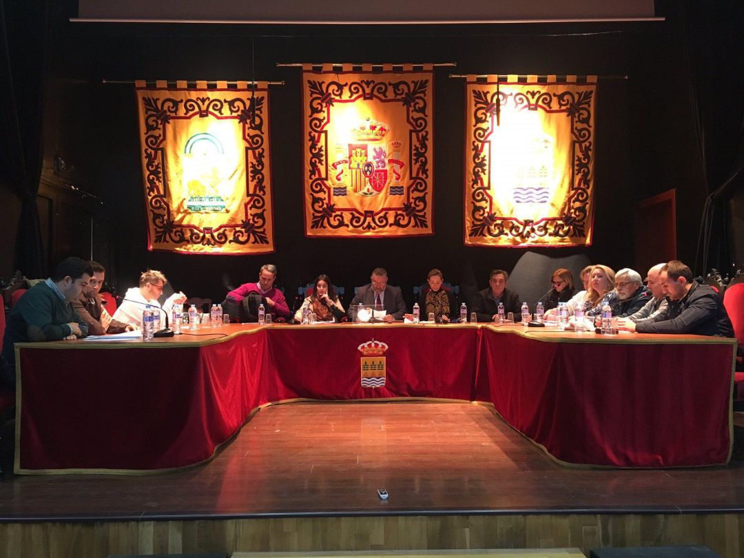 Uno de los plenos celebrados en el anterior mandato municipal en Albox. Uno de los plenos celebrados en el anterior mandato municipal en Albox.