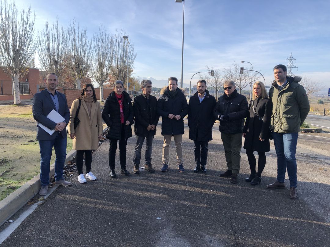 Visita de la Comisión Parlamentaria de Cohesión Territorial a los accesos de Tudela Visita de la Comisión Parlamentaria de Cohesión Territorial a los accesos de Tudela