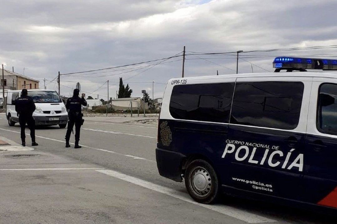 Imagen de un dispositivo de control de la Policía Nacional. Imagen de un dispositivo de control de la Policía Nacional.