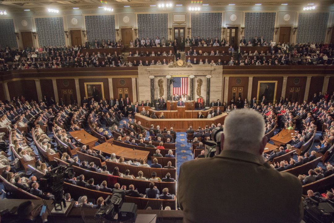 El presidente Donald Trump pronuncia su discurso sobre el Estado de la Unión. El presidente Donald Trump pronuncia su discurso sobre el Estado de la Unión.