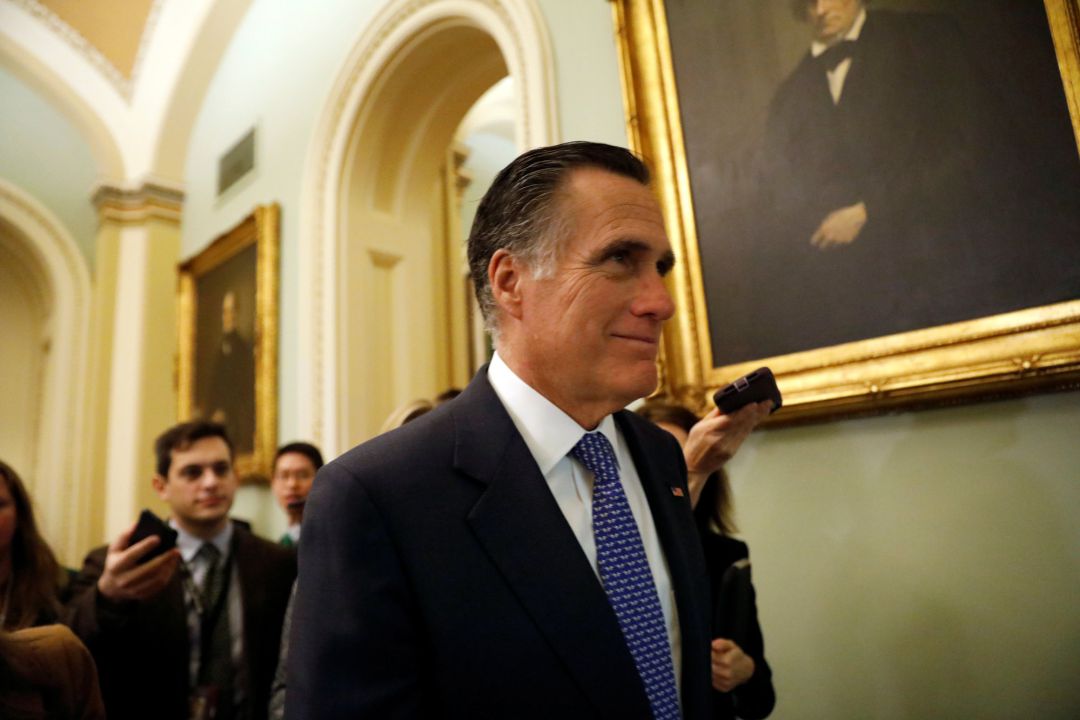 El senador estadounidense, Mitt Romney El senador estadounidense, Mitt Romney