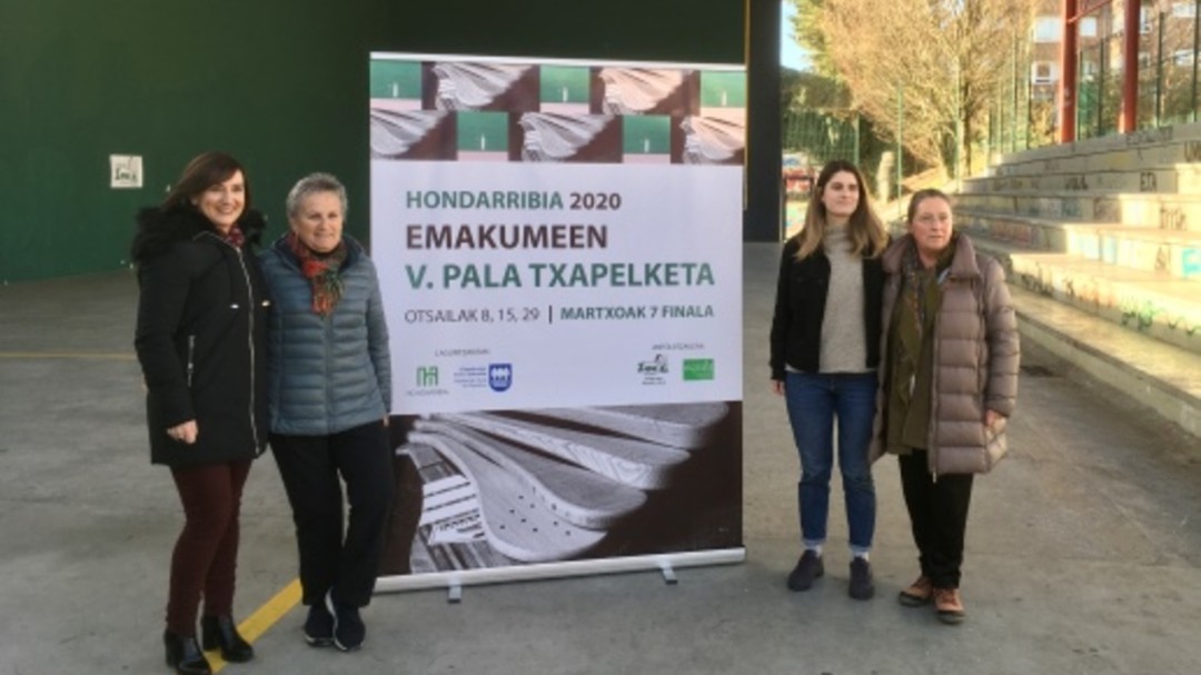 Emeki Elkartea recupera el Campeonato de Pala de Mujeres de Hondarribia