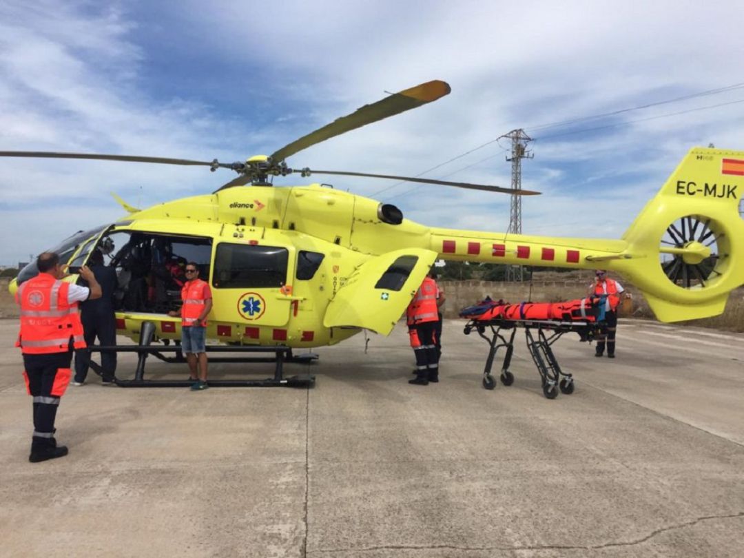 Un helicóptero de Eliance Un helicóptero de Eliance