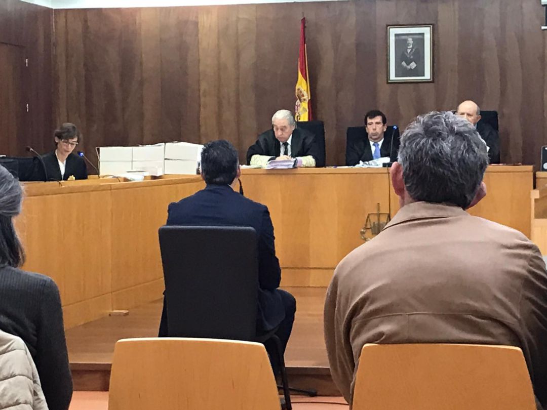 Daniel García Madrid, durante su declaración ante el juez en la Audiencia Provincial, con sede en Cartagena Daniel García Madrid, durante su declaración ante el juez en la Audiencia Provincial, con sede en Cartagena