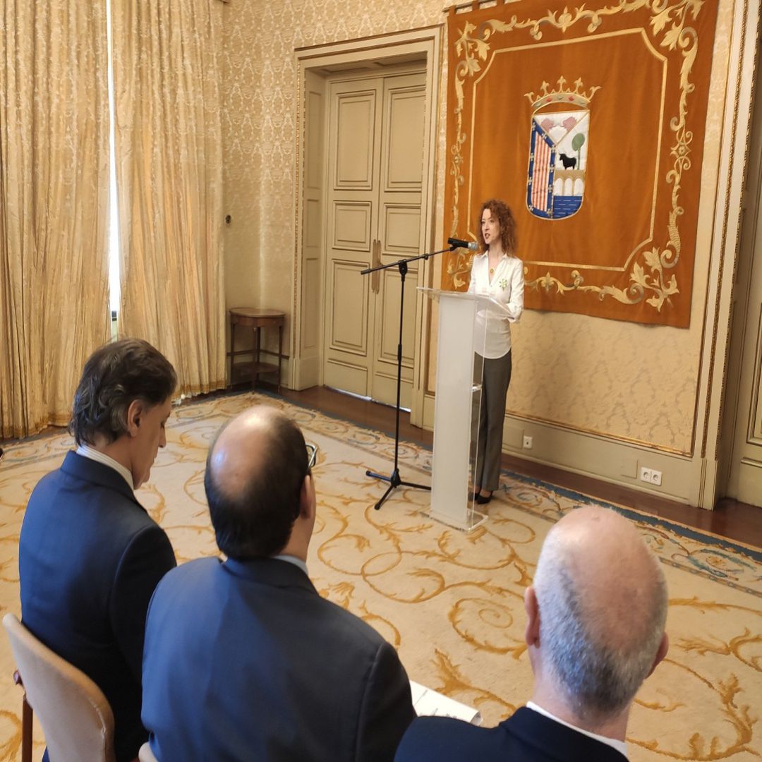 La primera teniente de alcalde del Ayuntamiento de Salamanca y concejala de Ciudadanos, Ana Suárez, en el uso de la palabra La primera teniente de alcalde del Ayuntamiento de Salamanca y concejala de Ciudadanos, Ana Suárez, en el uso de la palabra