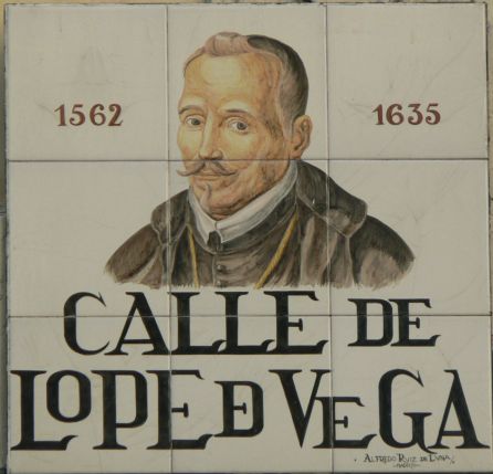 Calle de Lope de Vega, en Madrid. Calle de Lope de Vega, en Madrid.