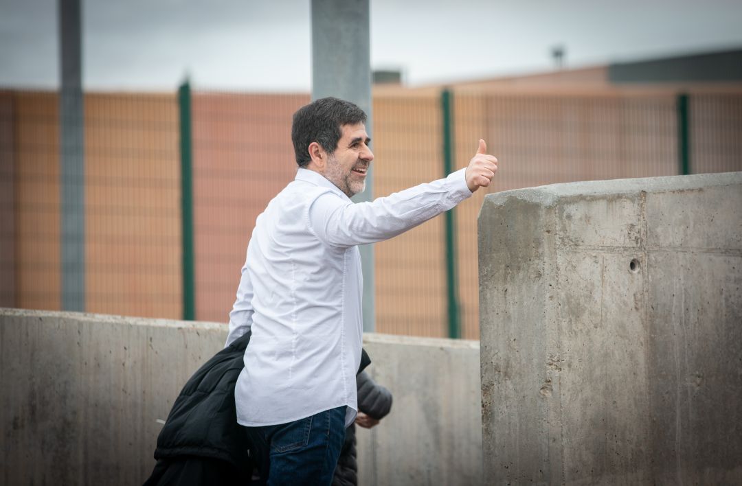 Jordi Sánchez, dejando la cárcel de Lledoners el pasado 25 de enero. Jordi Sánchez, dejando la cárcel de Lledoners el pasado 25 de enero.