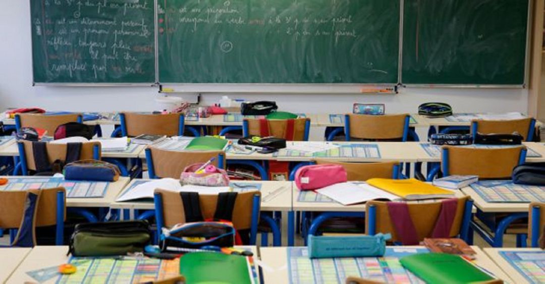 Imagen del interior de un aula en un colegio público Imagen del interior de un aula en un colegio público