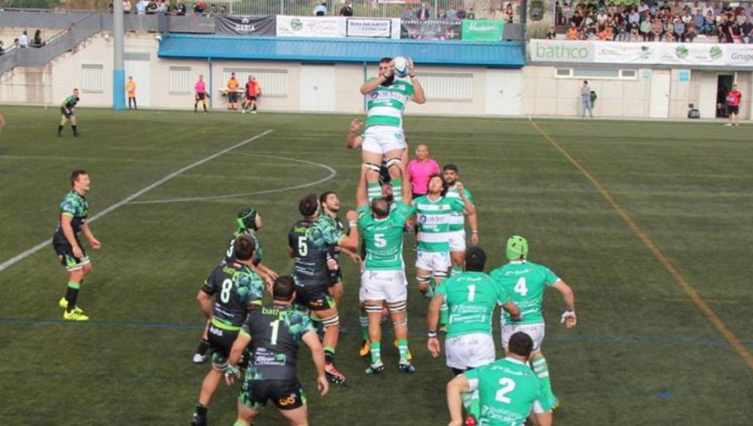 Imagen de la ida del derby cántabro de rugby Imagen de la ida del derby cántabro de rugby