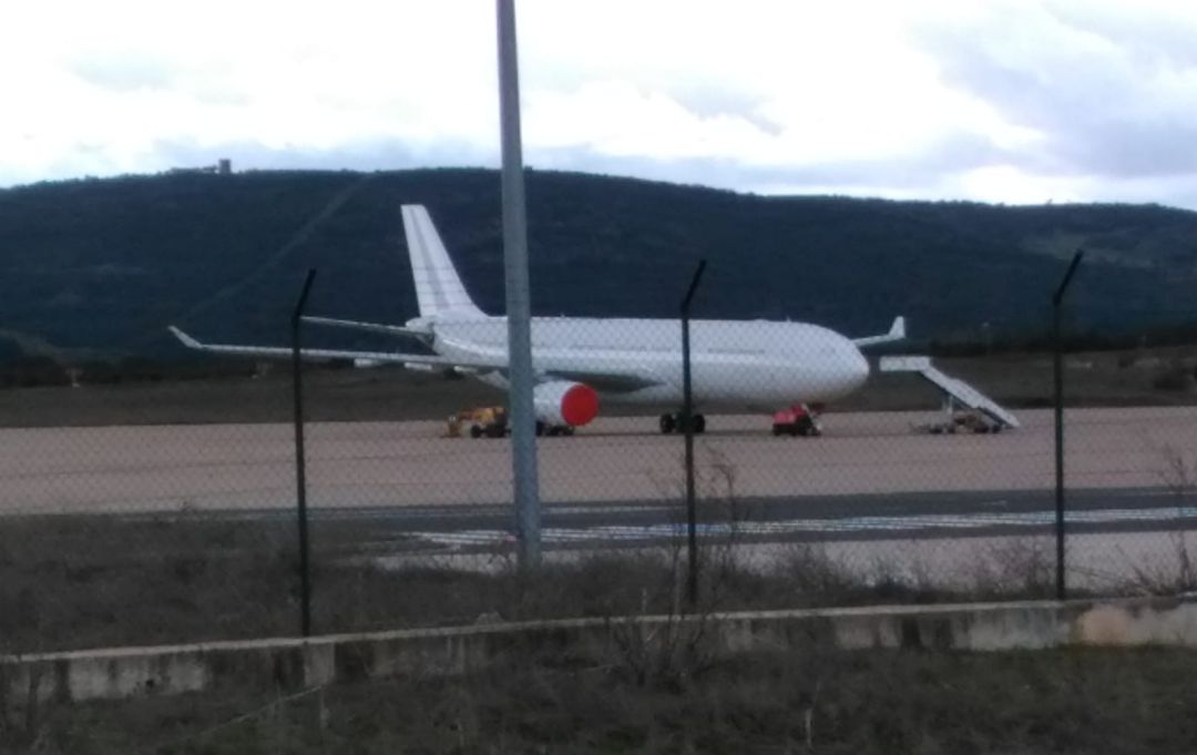 Aeronave en el Aeropuerto de Ciudad Real Aeronave en el Aeropuerto de Ciudad Real