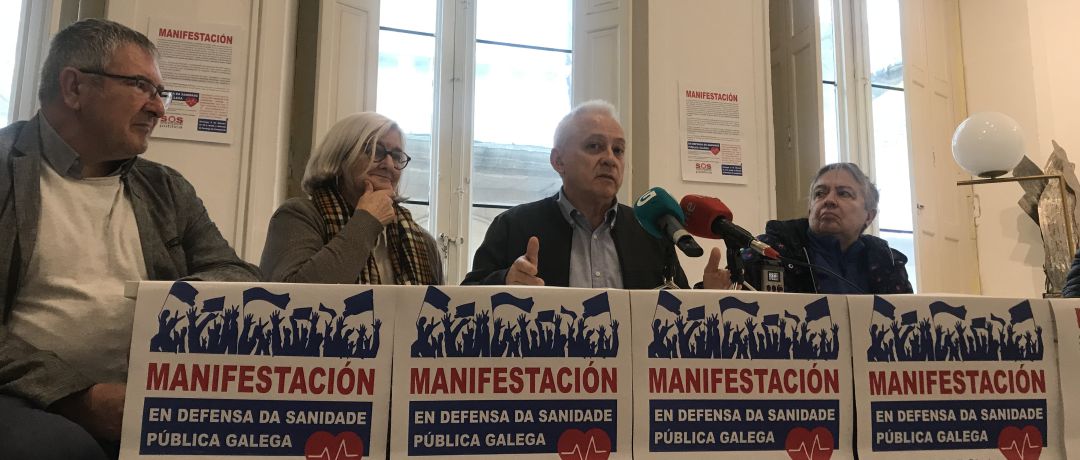 Rueda de prensa de SOS Sanidade Púbilca Rueda de prensa de SOS Sanidade Púbilca
