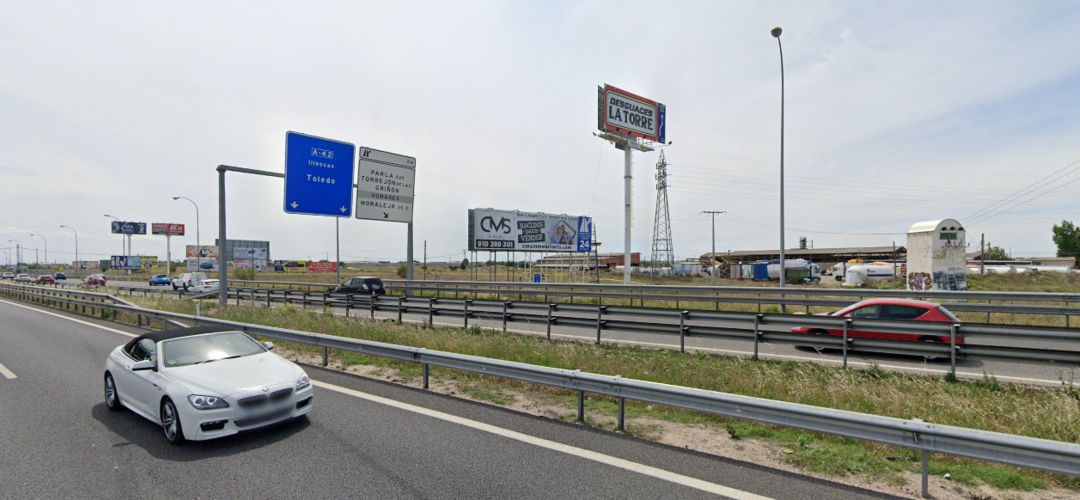 La A-42 a su paso por Parla La A-42 a su paso por Parla