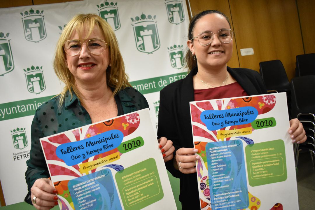 Petrer oferta cerca de 300 plazas en los talleres municipales de ocio y tiempo libre Petrer oferta cerca de 300 plazas en los talleres municipales de ocio y tiempo libre