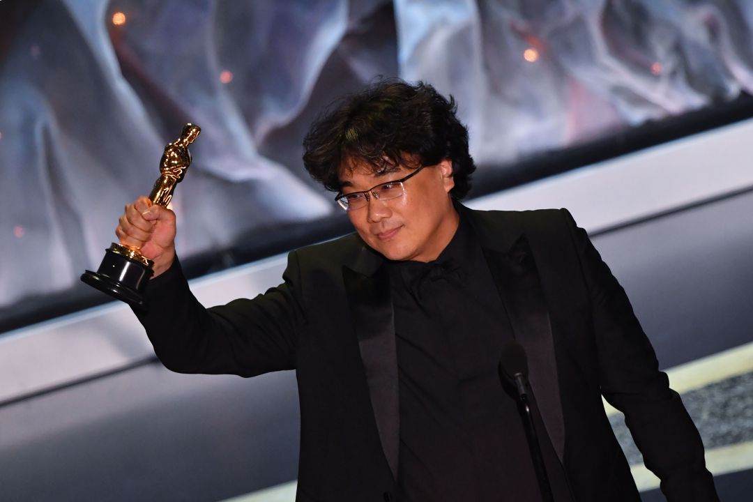 El director Bong Joon-ho en los Óscar El director Bong Joon-ho en los Óscar