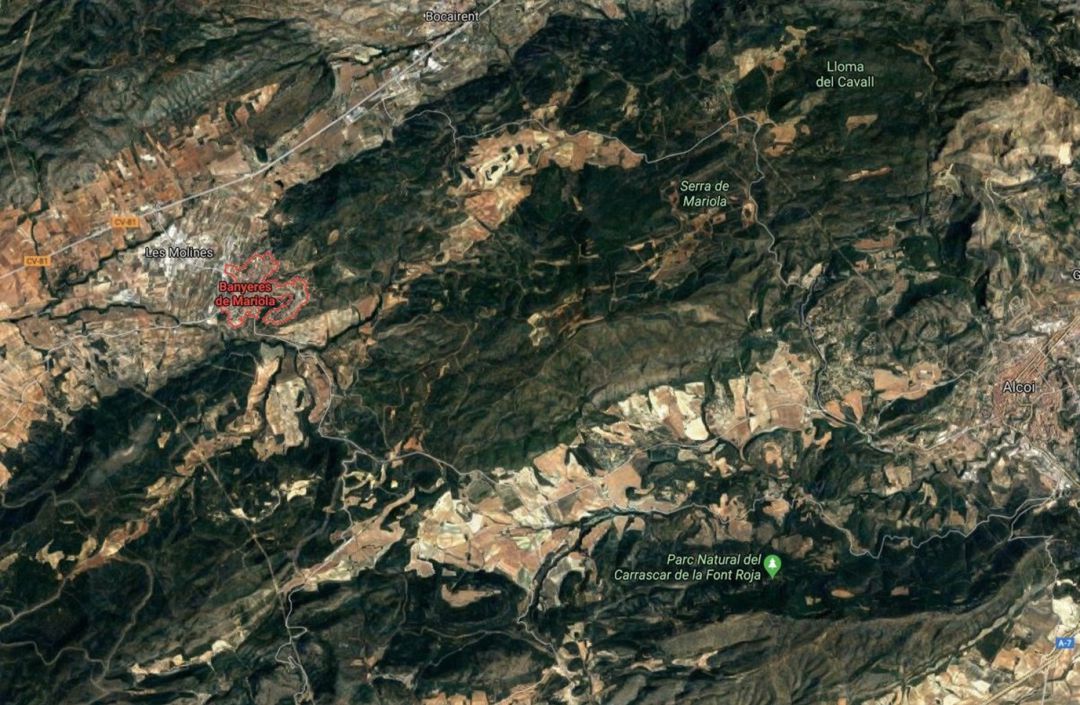 El accidente se ha producido entre Banyeres de Mariola y Alcoy El accidente se ha producido entre Banyeres de Mariola y Alcoy