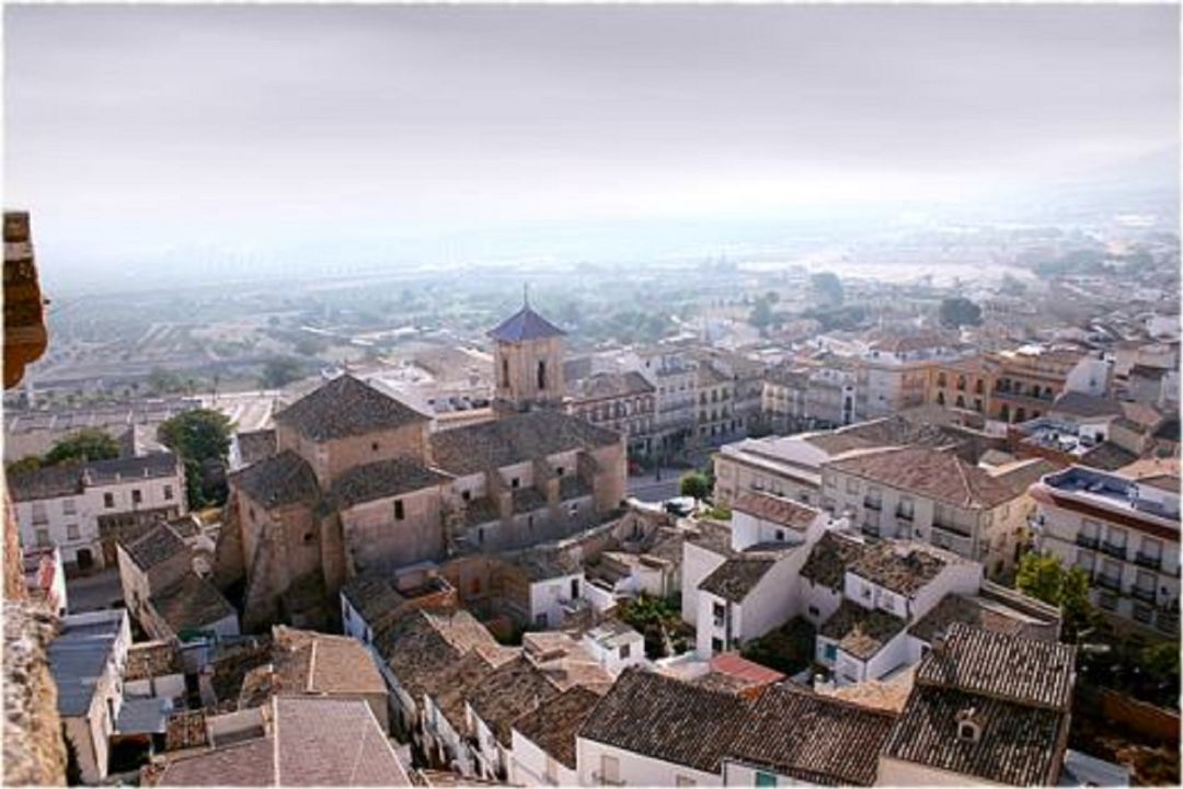 Casco urbano de la ciudad desde el Castillo de Jódar Casco urbano de la ciudad desde el Castillo de Jódar