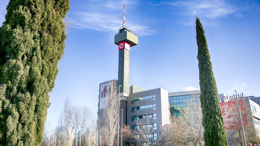 Edificio de Telemadrid en la Calle de Paseo del Príncipe, en la Ciudad de la Imagen Edificio de Telemadrid en la Calle de Paseo del Príncipe, en la Ciudad de la Imagen