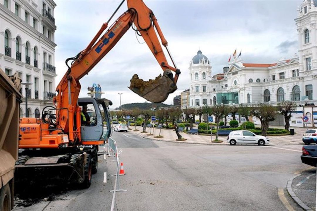 Un nuevo tanque de tormentas en la Plaza de Italia afectará al tráfico Un nuevo tanque de tormentas en la Plaza de Italia afectará al tráfico