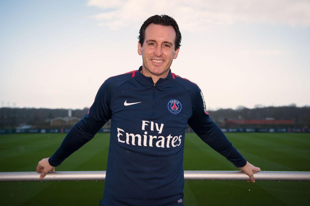 Emery durante su estancia en el PSG Emery durante su estancia en el PSG