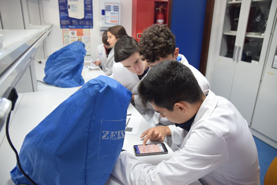 Alumnos de institutos de la Región realizan experimentos en Politécnica de Cartagena Alumnos de institutos de la Región realizan experimentos en Politécnica de Cartagena