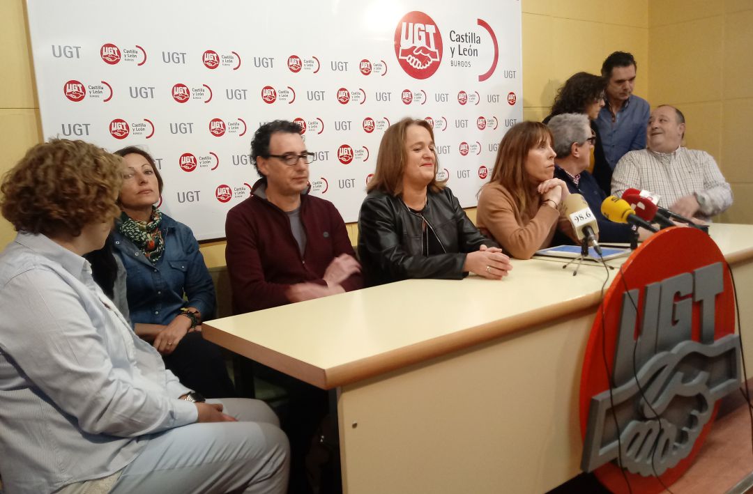 Representantes sindicales de UGT en la Diputación de Burgos Representantes sindicales de UGT en la Diputación de Burgos