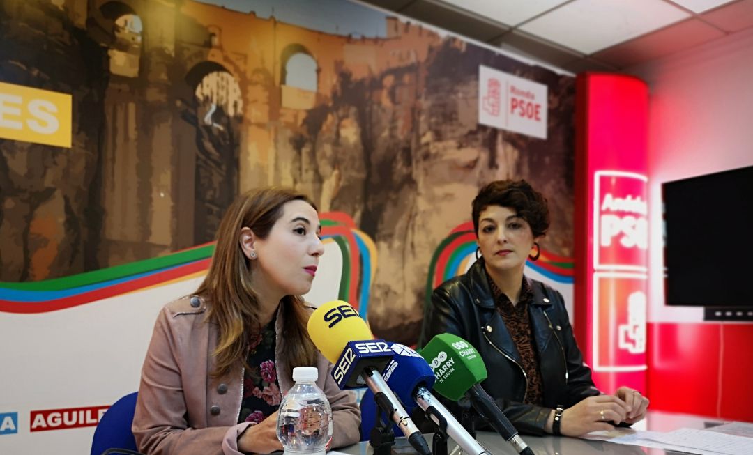 Rubiño y Cabrera en su intervención ante la prensa este lunes Rubiño y Cabrera en su intervención ante la prensa este lunes