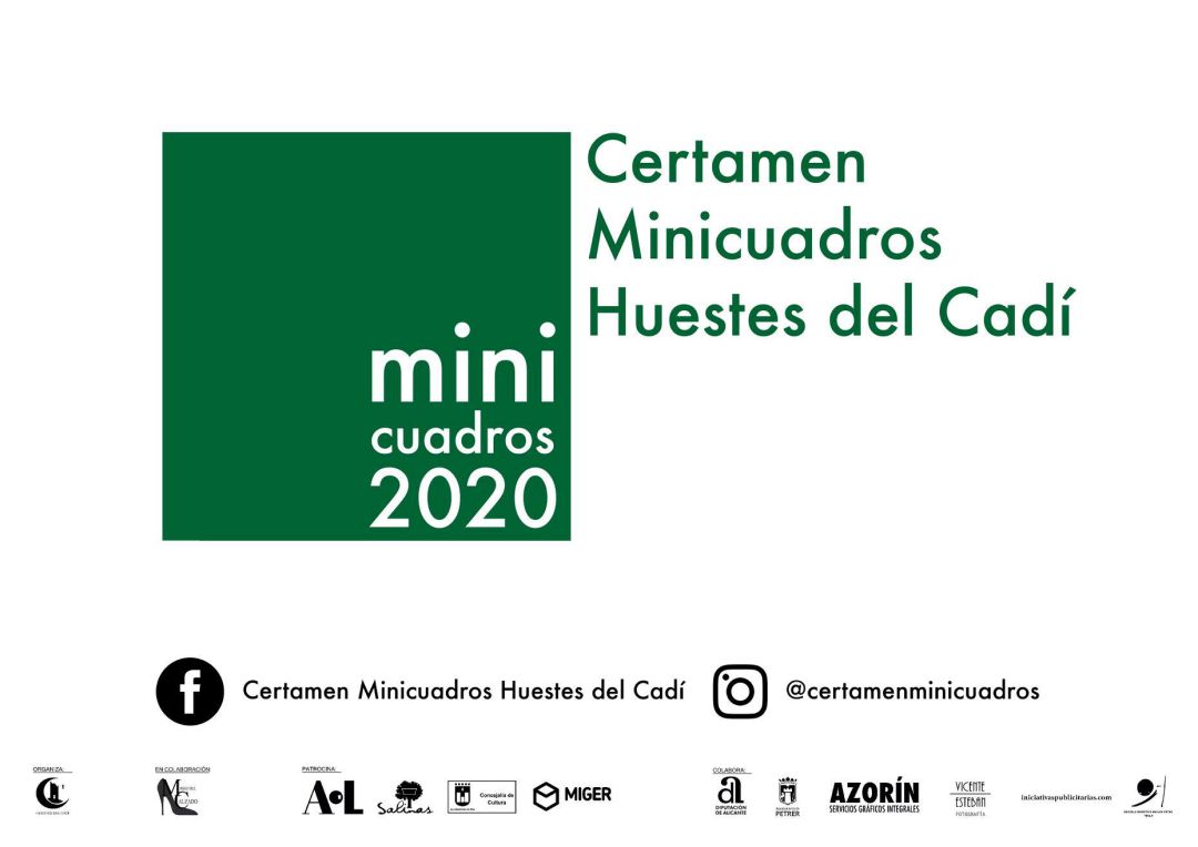 Cartel certamen Minicuadros Huestes del Cadí Elda Cartel certamen Minicuadros Huestes del Cadí Elda