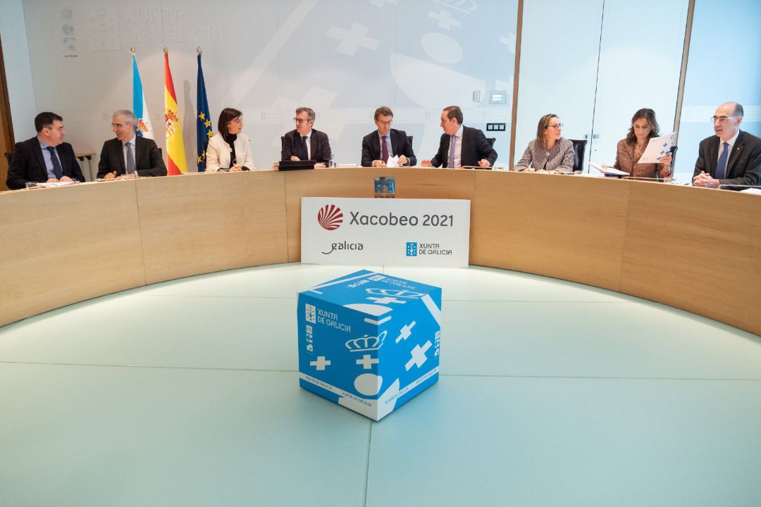 Reunión del gobierno gallego Reunión del gobierno gallego