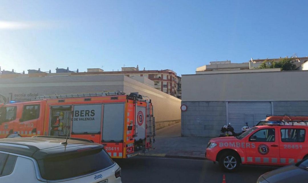 Incendio en el centro de salud de Corea en Gandia Incendio en el centro de salud de Corea en Gandia