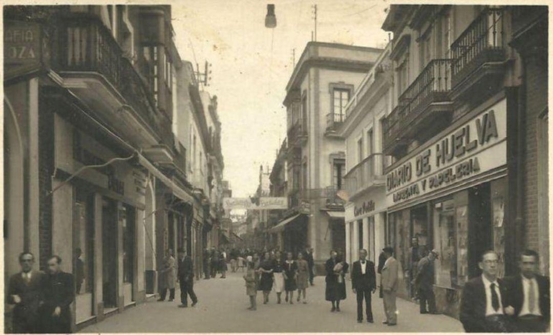 Antigua calle Concepción (Huelva). Foto cedida por el escritor onubense Diego Lopa Antigua calle Concepción (Huelva). Foto cedida por el escritor onubense Diego Lopa