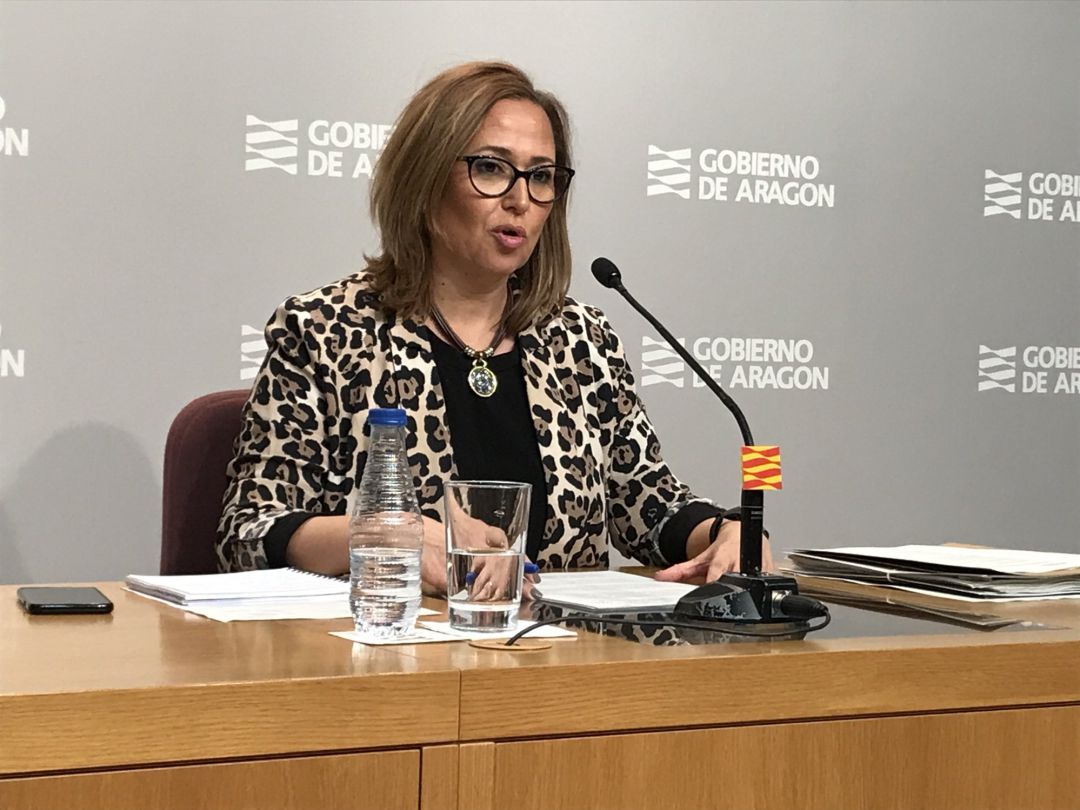 La consejera de Presidencia del Gobierno de Aragón. Mayte Pérez La consejera de Presidencia del Gobierno de Aragón. Mayte Pérez