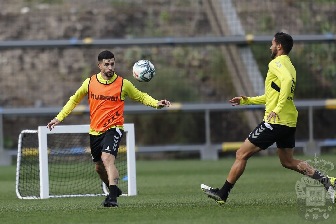 La UD Las Palmas volvía este lunes a los entrenamientos La UD Las Palmas volvía este lunes a los entrenamientos