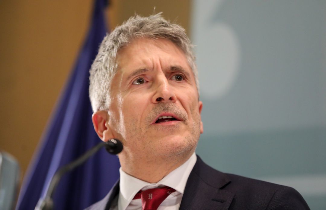El ministro del Interior, Fernando Grande-Marlaska El ministro del Interior, Fernando Grande-Marlaska