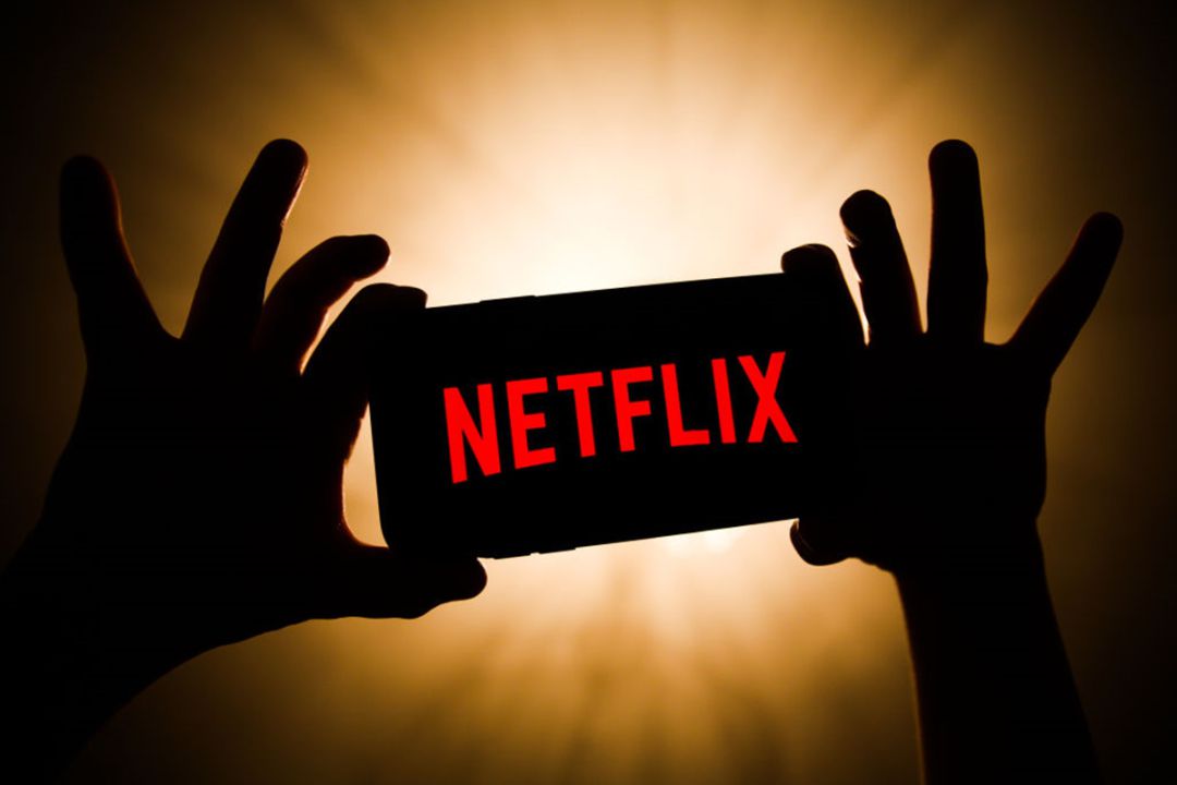 Logo de Netflix en la pantalla de un móvil Logo de Netflix en la pantalla de un móvil