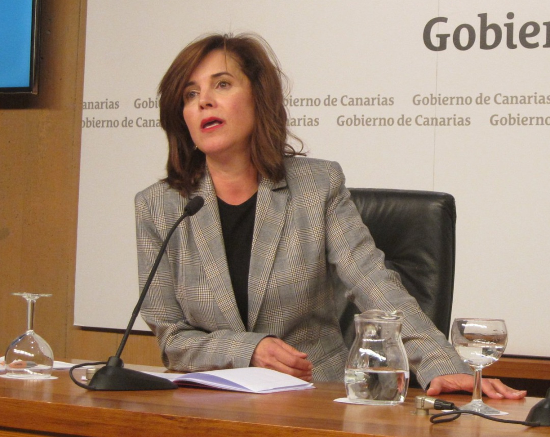 La consejera de Sanidad del Gobierno de Canarias, Teresa Cruz
La consejera de Sanidad del Gobierno de Canarias, Teresa Cruz