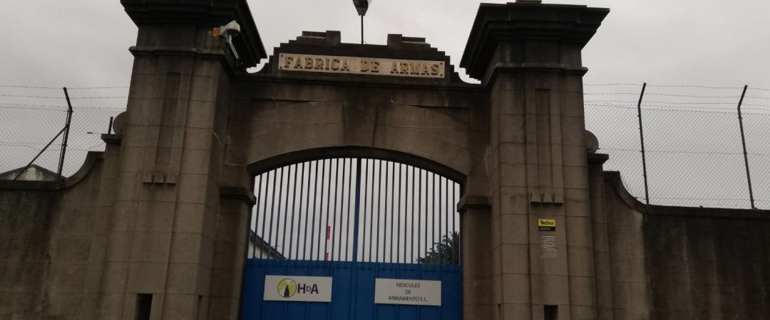 La fábrica de armas de A Coruña, esta mañana La fábrica de armas de A Coruña, esta mañana