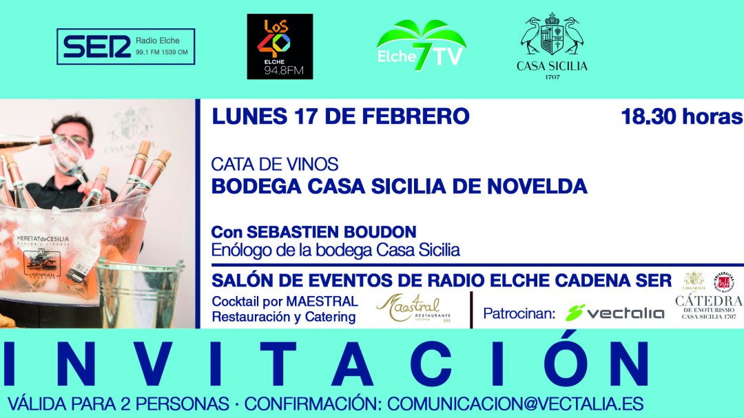 Radio Elche acoge una cata de vinos de la Bodega Casa Sicilia de Novelda