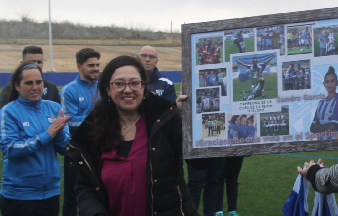 Manuela Romero, presidenta del Sporting. Manuela Romero, presidenta del Sporting.