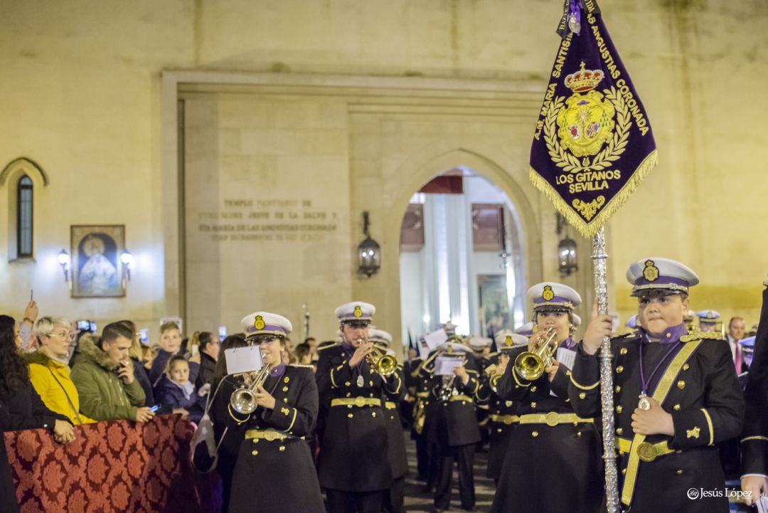 La Agrupación Musical Juvenil de Los Gitanos en la salida procesional de la Madrugá 2019 La Agrupación Musical Juvenil de Los Gitanos en la salida procesional de la Madrugá 2019
