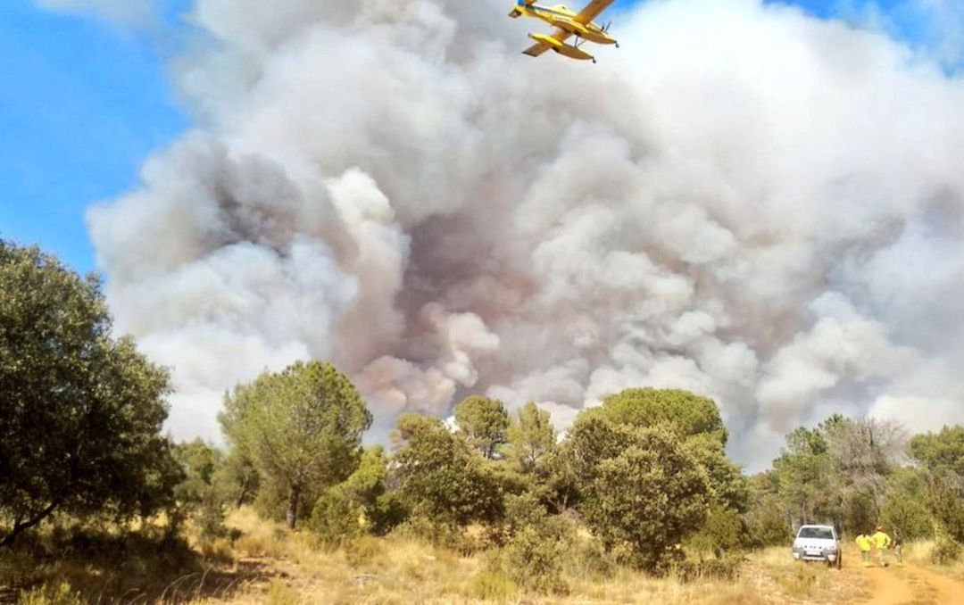 El incendio de Barchín del Hoyo fue el más grave sufrido en Cuenca en la última década El incendio de Barchín del Hoyo fue el más grave sufrido en Cuenca en la última década