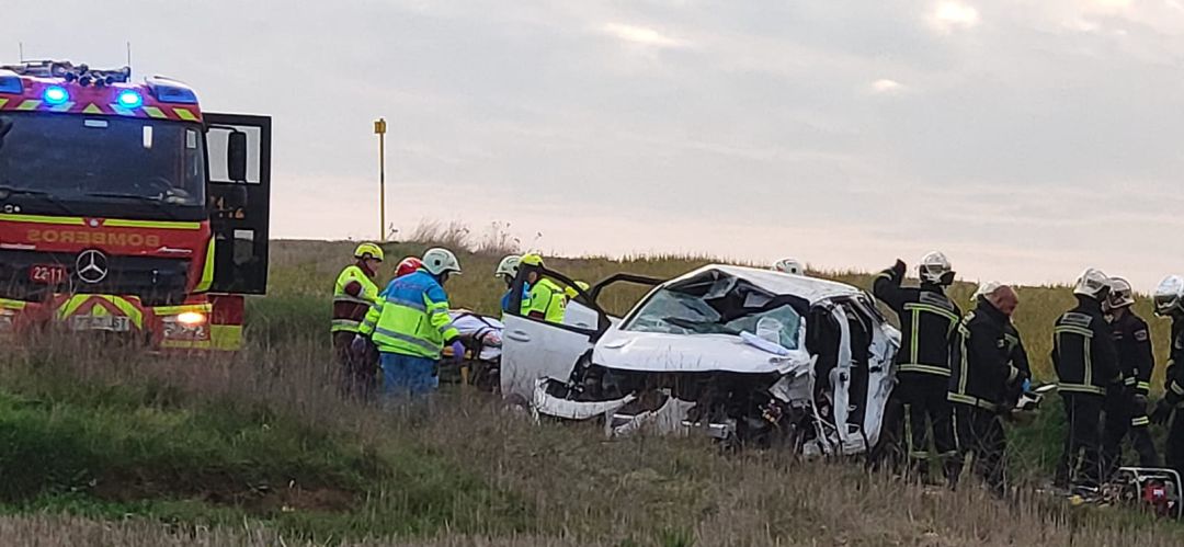 Accidente de tráfico en la carretera M-123 entre Algete y Alalpardo Accidente de tráfico en la carretera M-123 entre Algete y Alalpardo